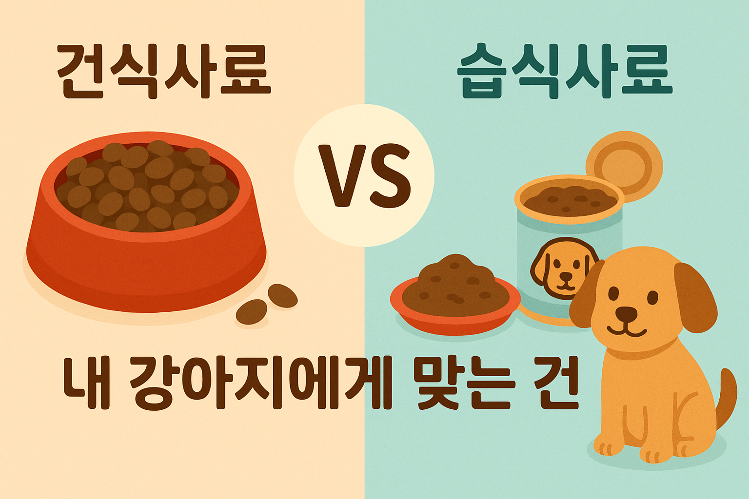 건식사료, 습식사료 뭐가 좋을까 이미지