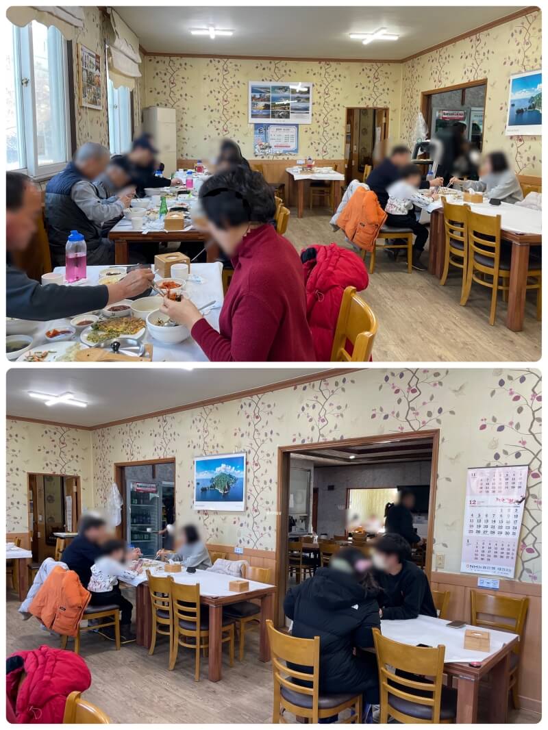 충남 보령 천북굴요리 전문점 터가든 - 붐비는 식당