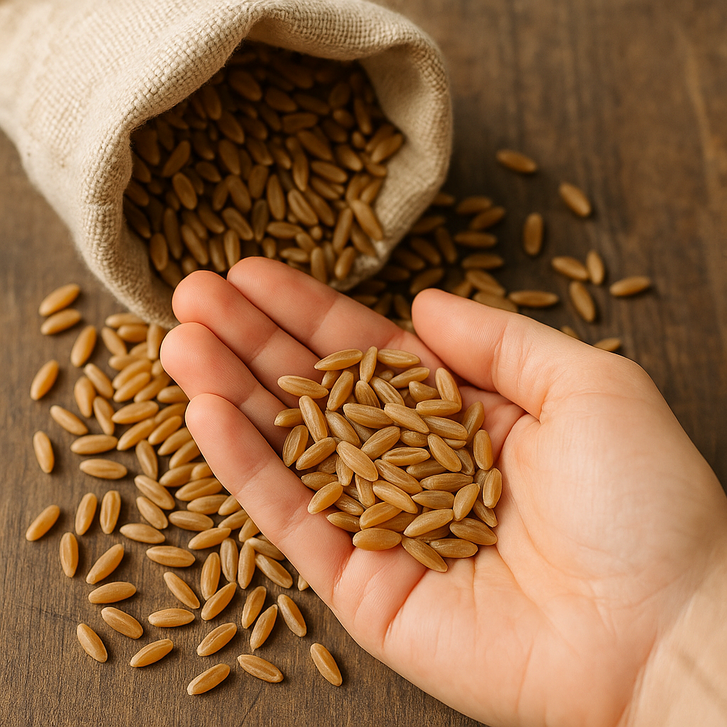 파로효소와 카뮤트효소 비교|성분·효능·섭취법·부작용 한눈정리.카뮤트 원곡물과 손 한 줌