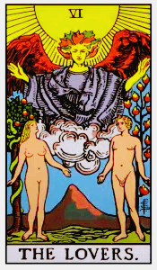 메이저 아르카나 6번 연인(THE LOVERS) 타로카드해석