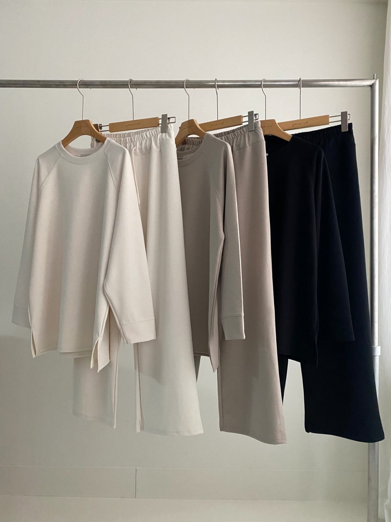 (당일)여성 등원룩 기모 상하세트 통바지 트레이닝복 세트(기모버전추가)