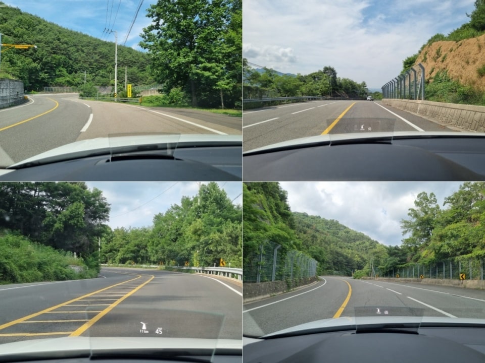 티구안 올스페이스로 다녔던 고갯길은 마음에 쏙 들었습니다.