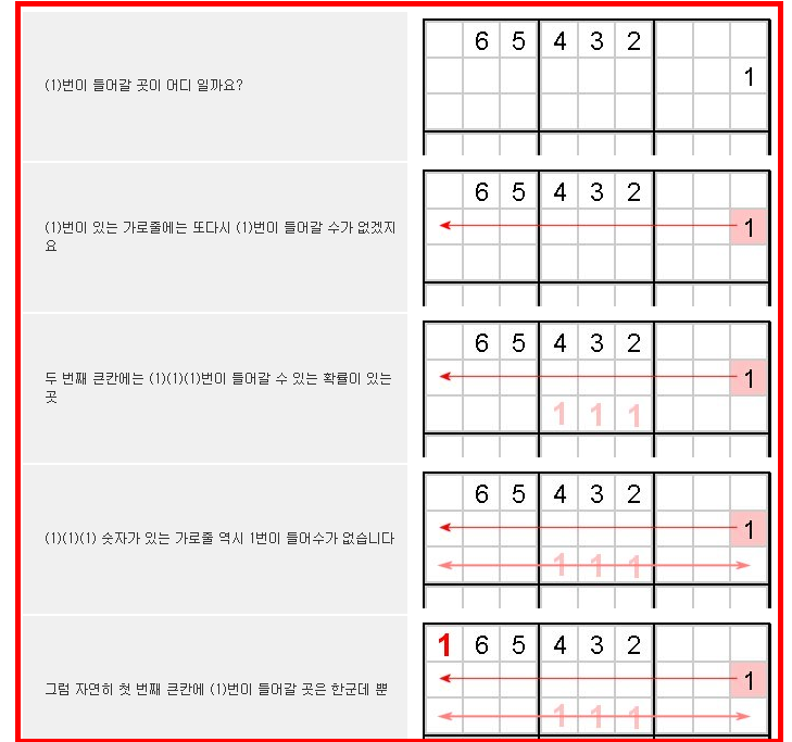 스도쿠코리아 문제모음