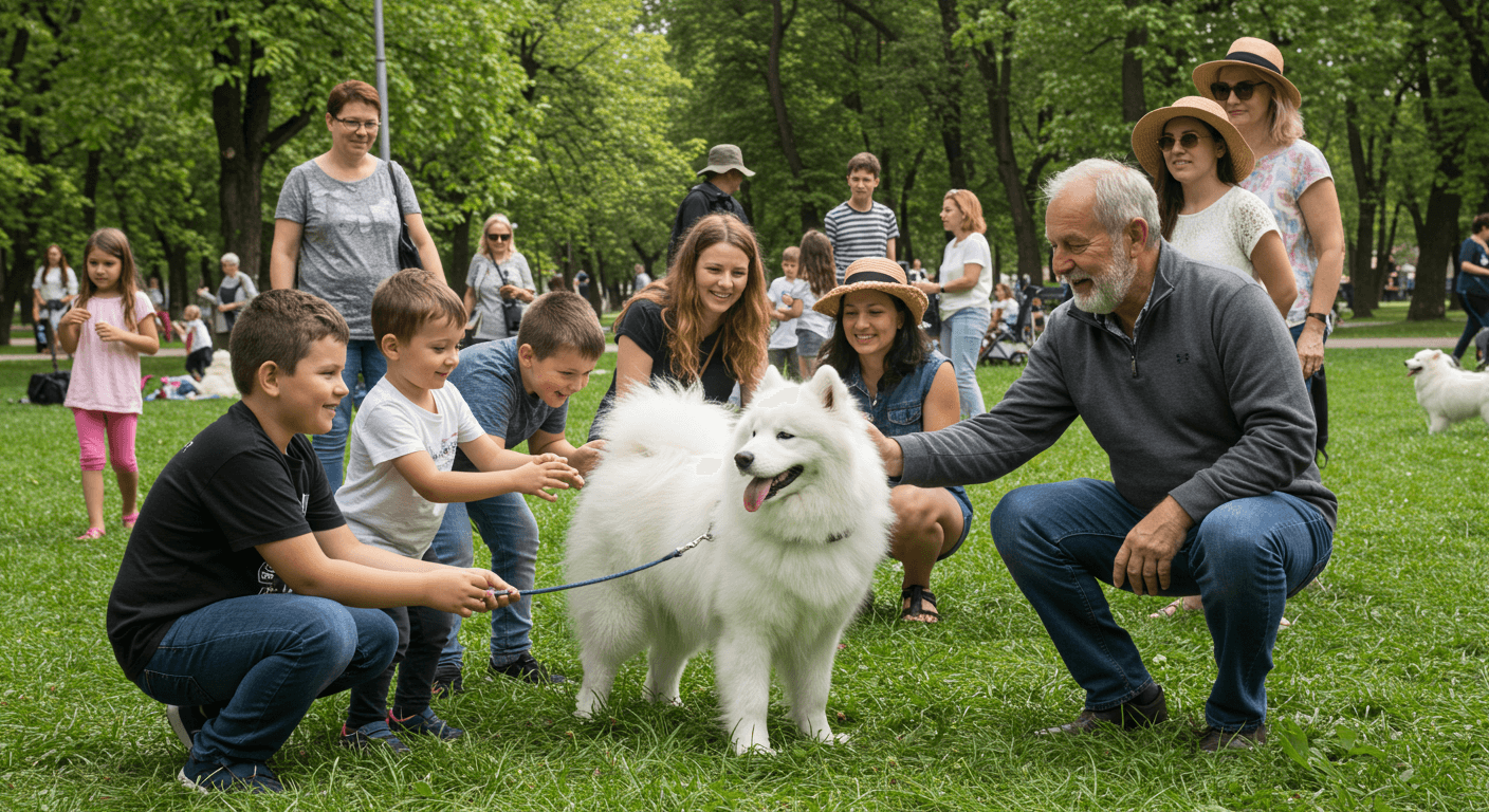 사회화 훈련이 잘된 반려견