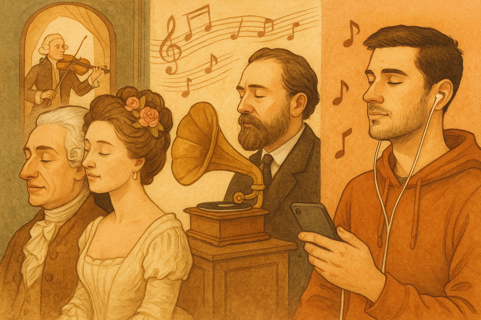 시대를 관통하는 귀: 클래식 음악 감상법의 변화와 그 의미