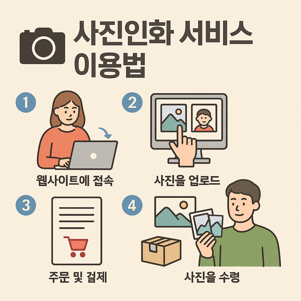 사진인화 서비스 이용법