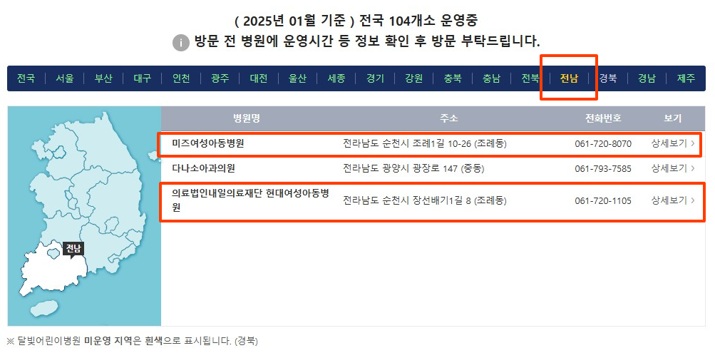 순천 달빛어린이병원