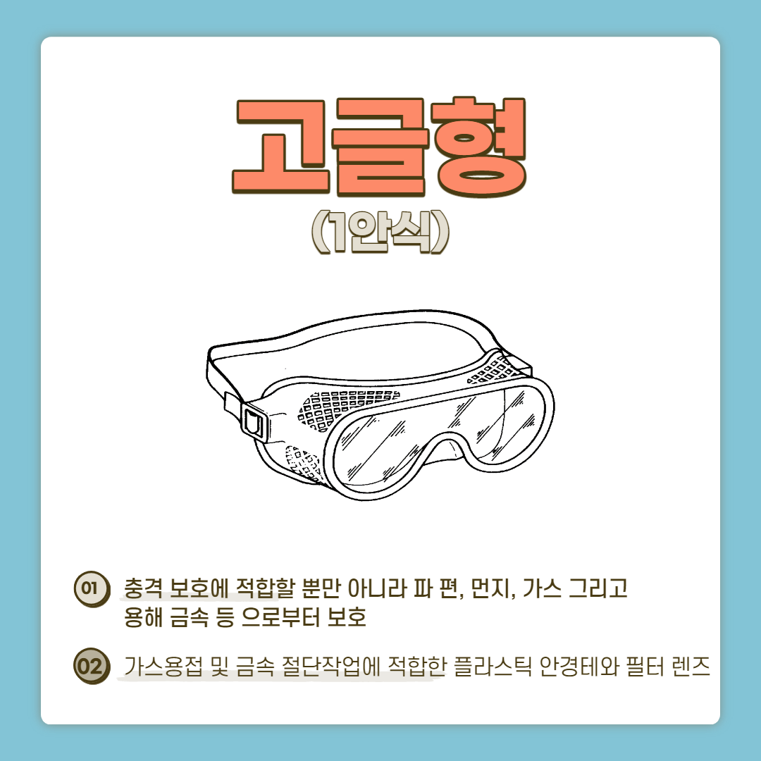 고글형(1안식)