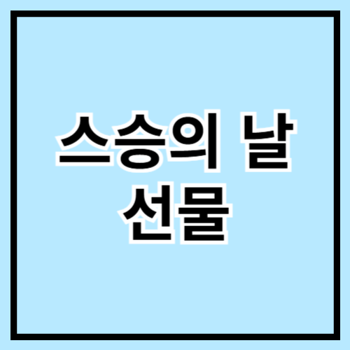 🍎 2025 스승의 날 선물 추천! 감사의 마음을 전해요 💐📚