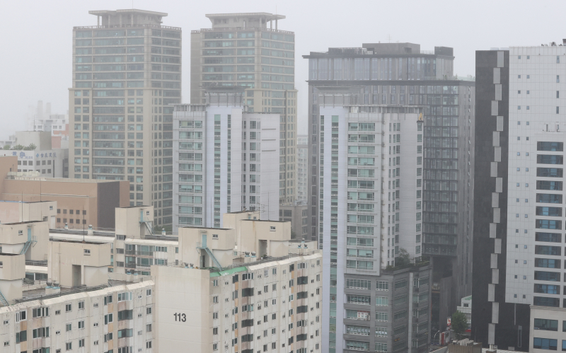 오피스텔이 몰려 있는 서울 마포구 공덕동 일대 전경