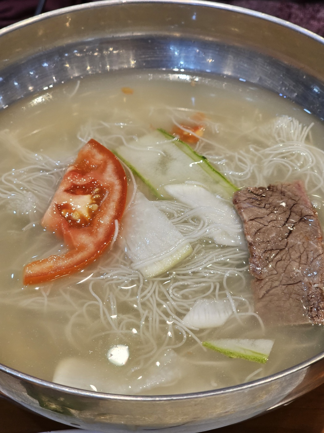물냉면