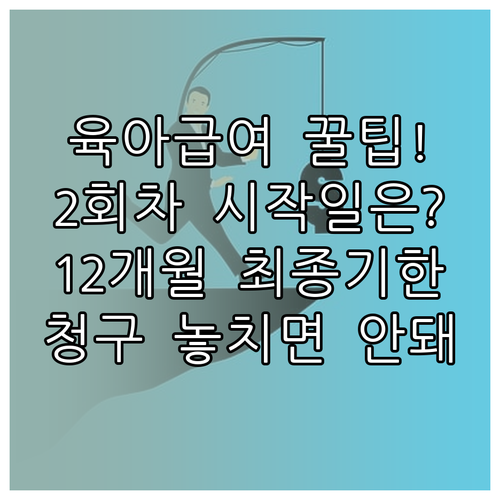 육아휴직급여 2회차 월별 청구 시작일..