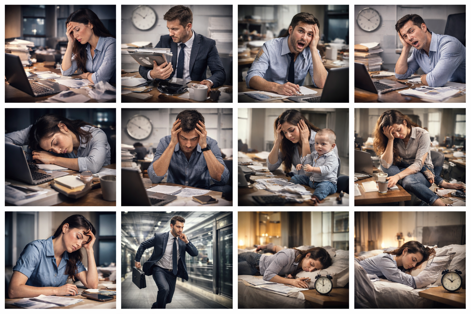 시간부족과 피로누적