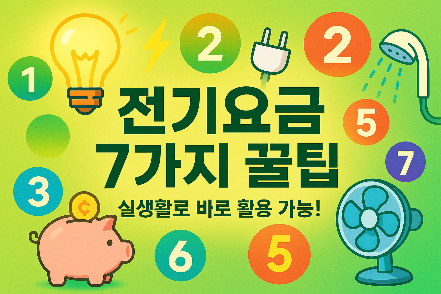 2025년 전기요금 아끼는 확실한 방법 7가지