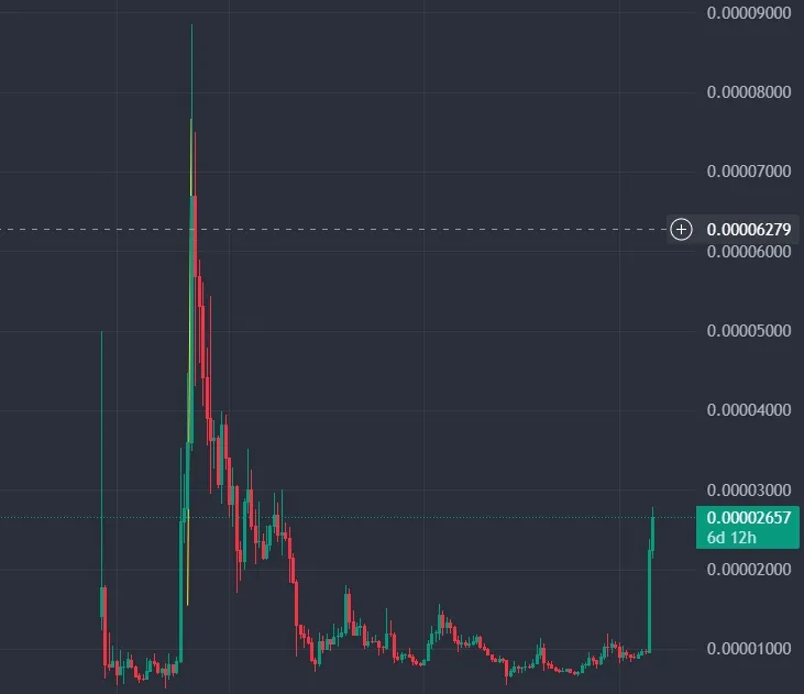 시바이누 차트 이미지