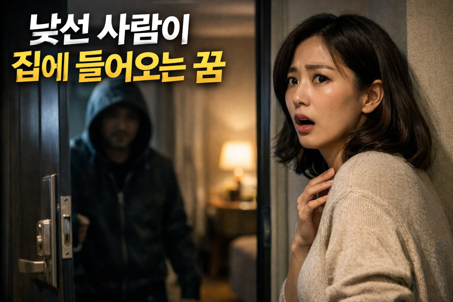 낯선 사람이 집에 들어오는 꿈