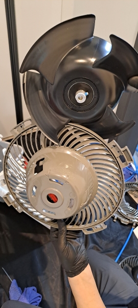 팬 청소가 완료되었어요.