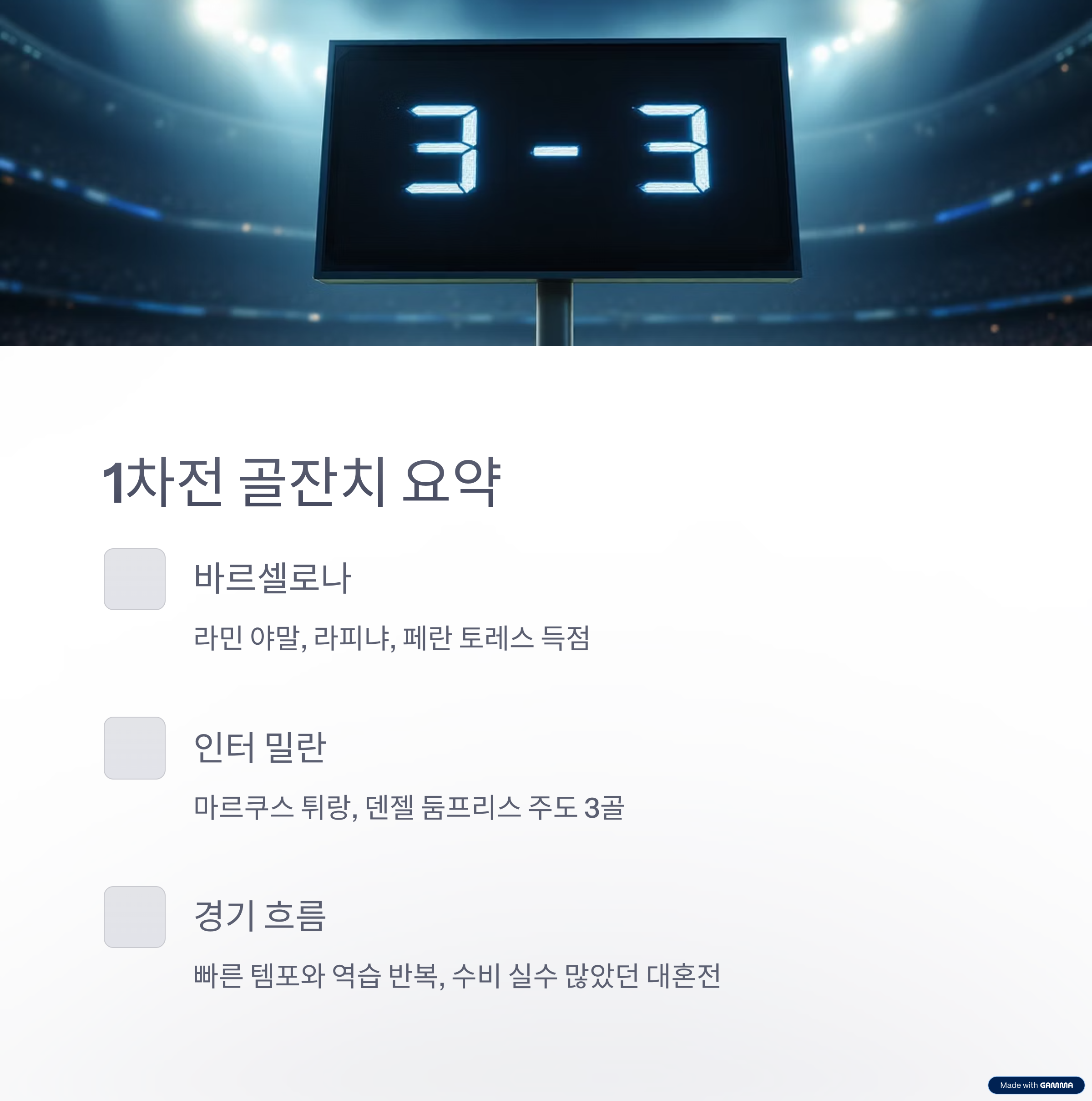 챔피언스리그 4강 2차전 미리보기: 바르셀로나 vs 인터 밀란, 3-3 이후 승자는?