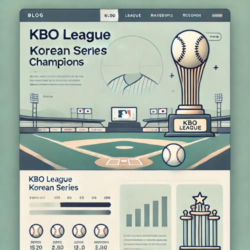 KBO 리그 한국시리즈 역대 우승팀과 주요 기록 82~24년 섬네일
