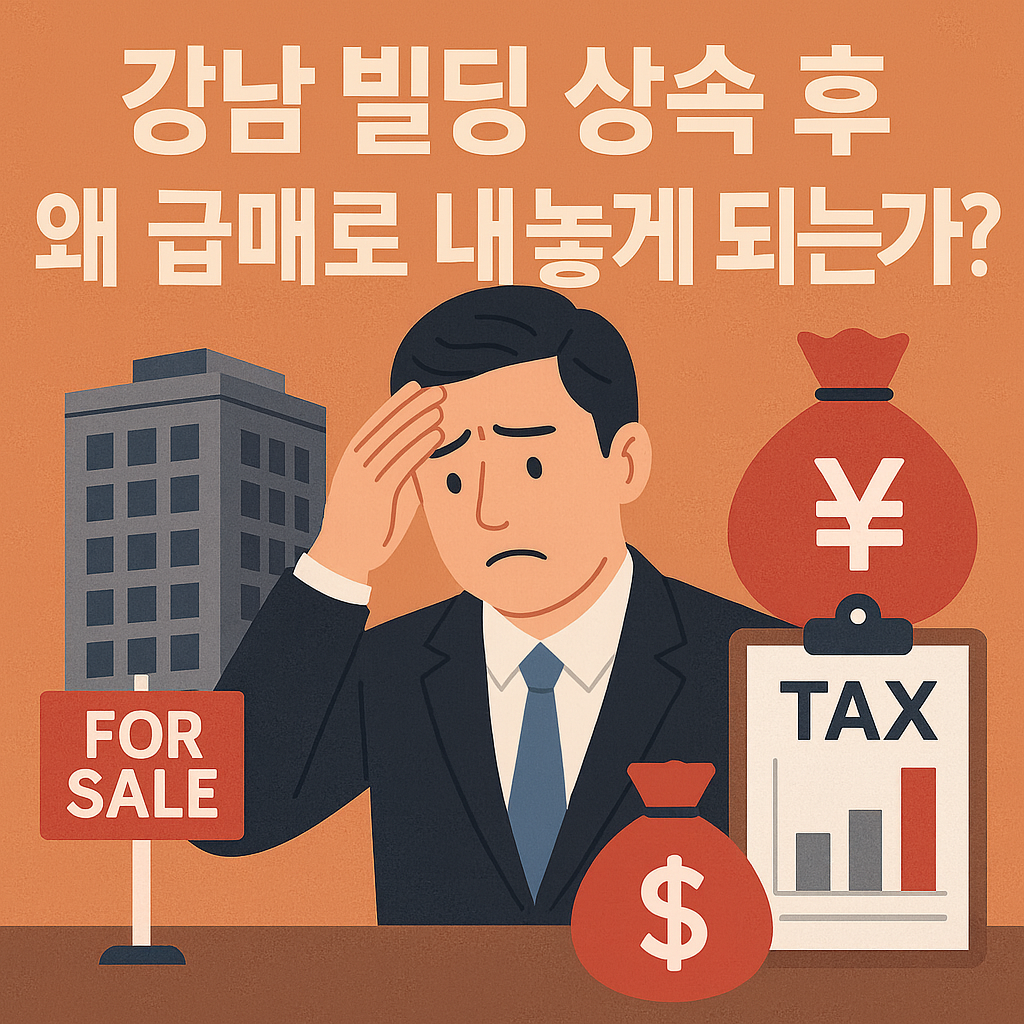 강남 상권 빌딩 상속 후, 왜 급매로 내놓게 되는가? 란 이미지