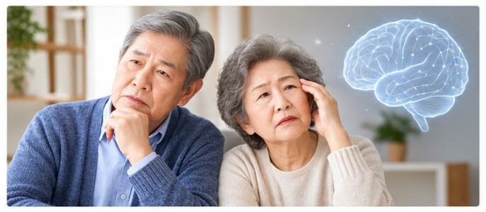 치매 초기증상과 기억력 변화를 확인하는 노년층