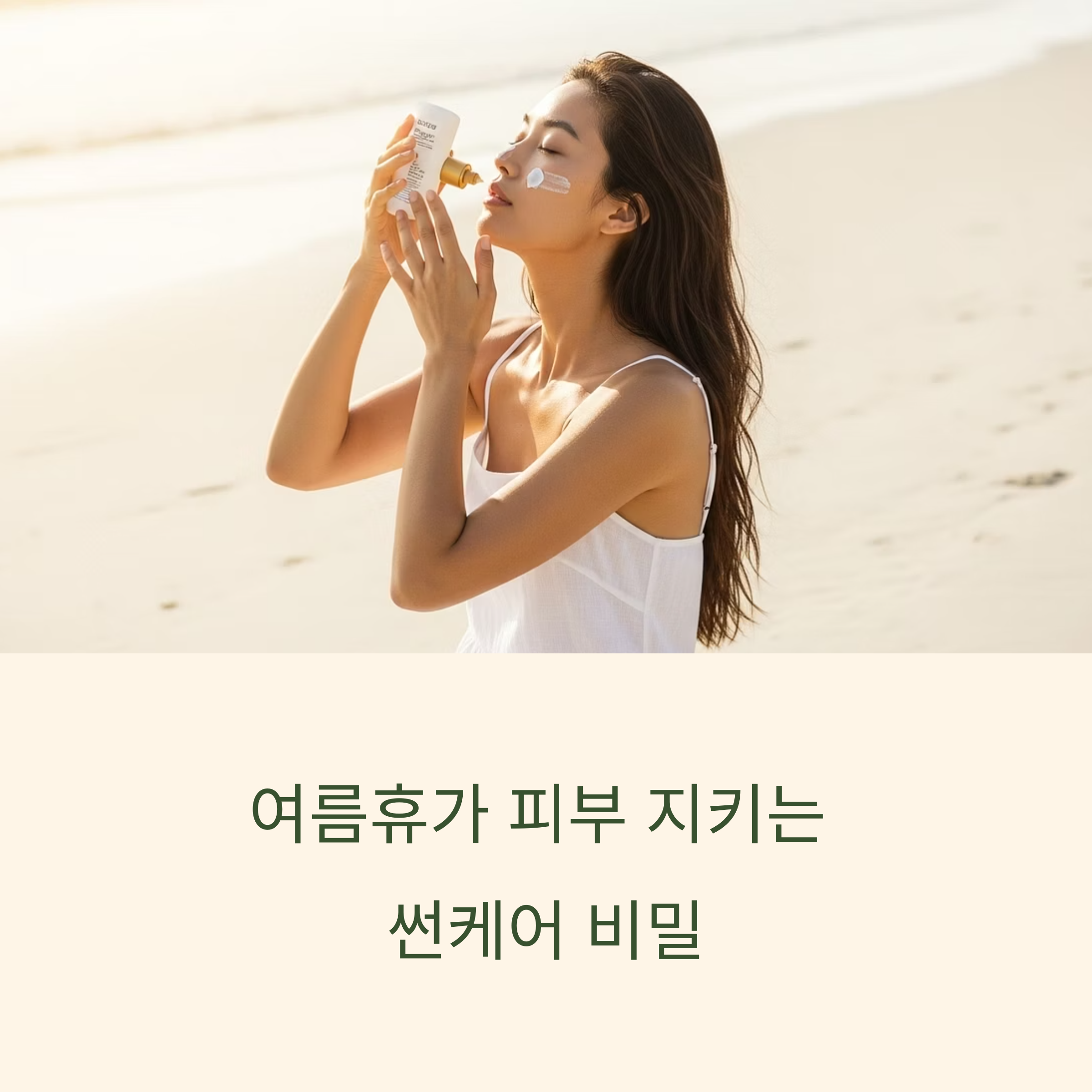 여름휴가 피부 지키는 썬케어 비밀