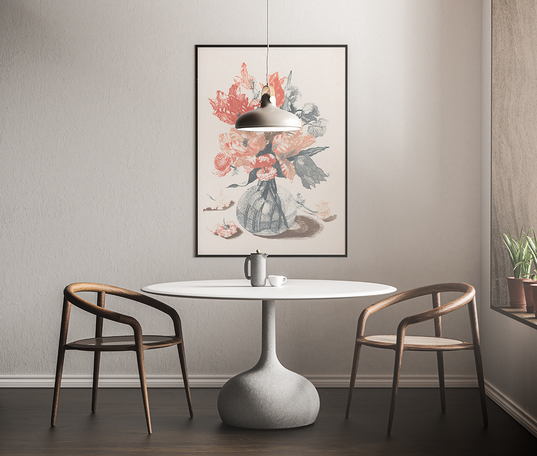 Modern Poster Mockup(모던 포스터 목업)
