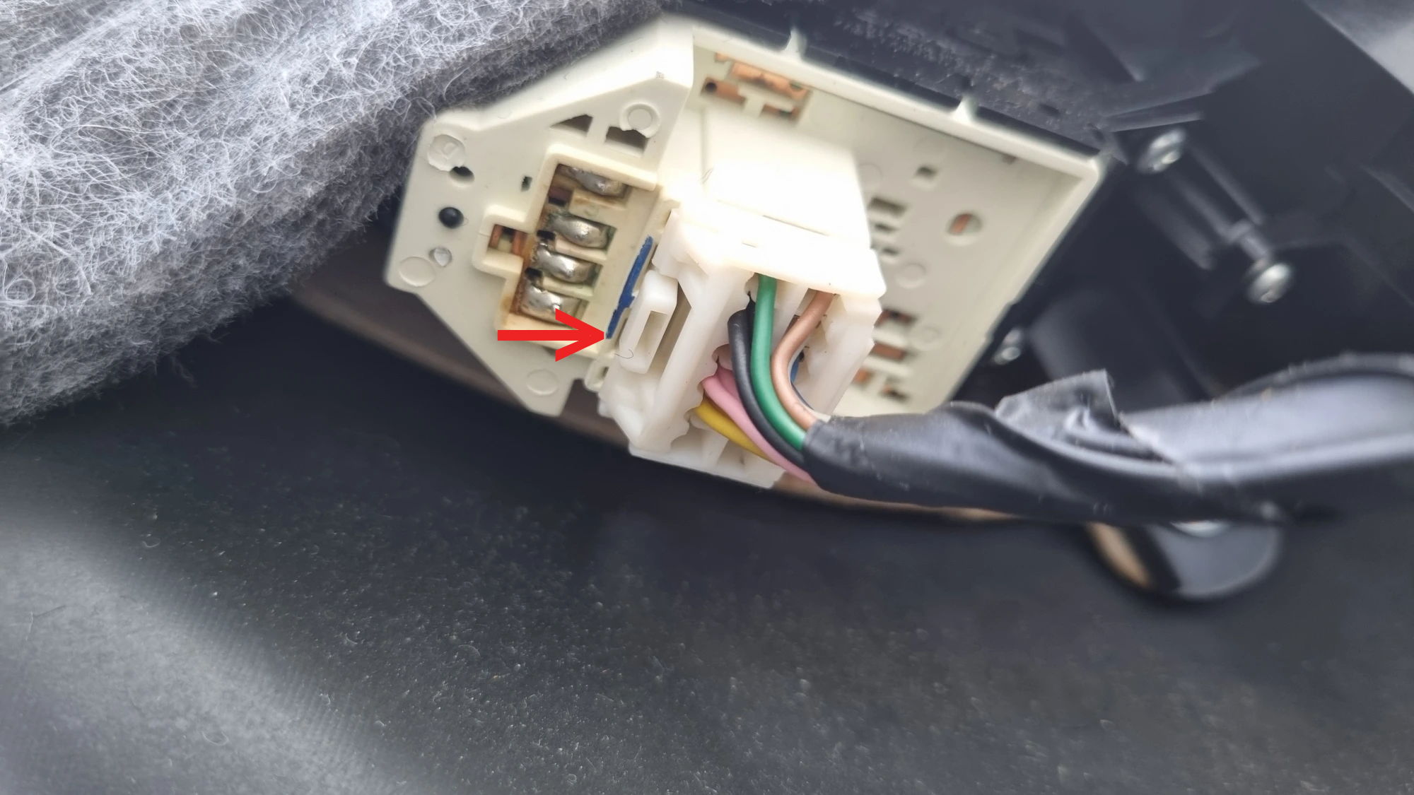 사이드미러 스위치 케이블