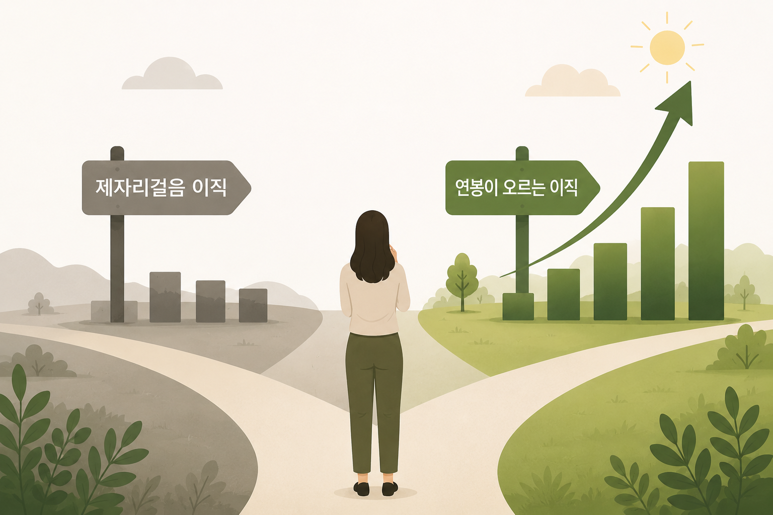 연봉이 오르는 이직과 제자리걸음 이직의 차이