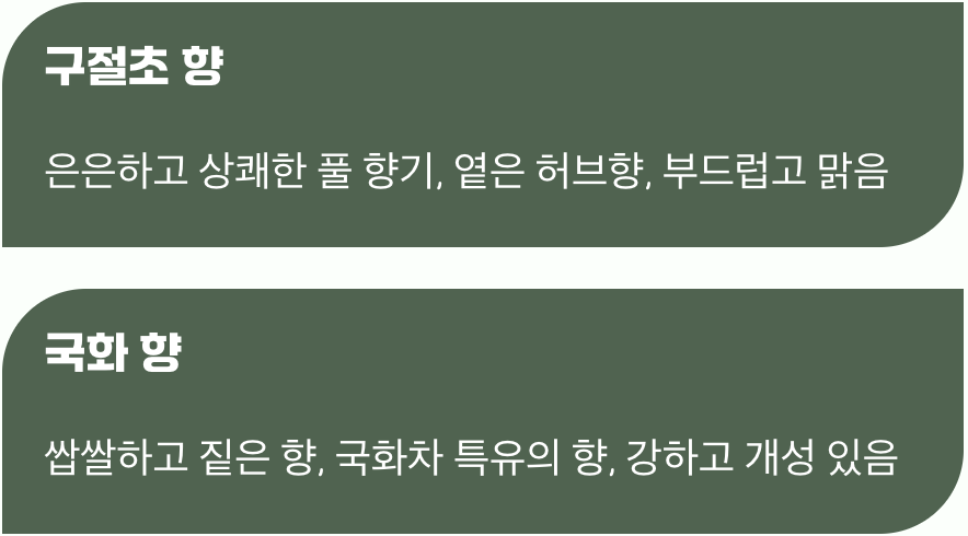 코로 맡아보는 향기