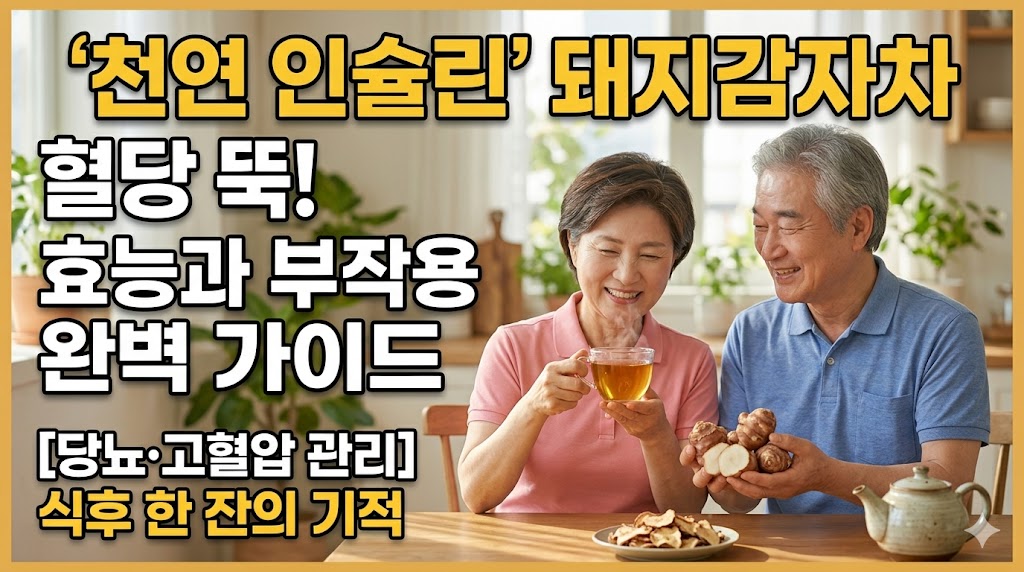 '천연 인슐린' 돼지감자차의 놀라운 효능과 부작용 완벽 가이드
