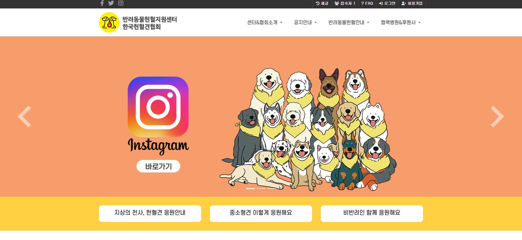 반려견 헌혈