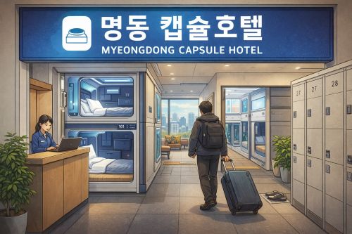 명동 캡슐호텔 슬립박스 관련 사진