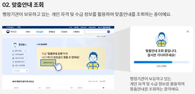 보조금24 온라인 이용방법