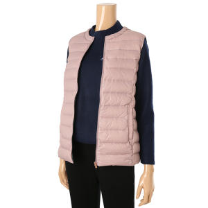 크로커다일레이디 크로커다일 레이디 경량 다운 라운드넥 집업 오리털 조끼 CLAWVT901