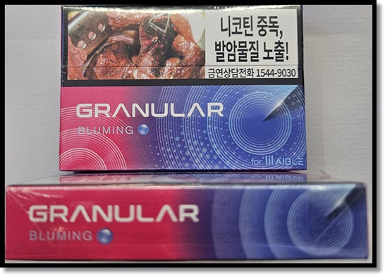 KT&amp;G전자담배 릴 에이블 전용 스틱 '그래뉼라' 캡슐형 5종 트와이스 아이스러시 아이스노우 커플 블루밍 맛, 향, 특징, 기기와의 관계 분석
