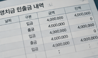 영치금 출금은 어떻게 하나