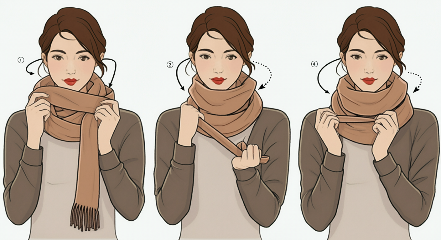 목도리 매는 법