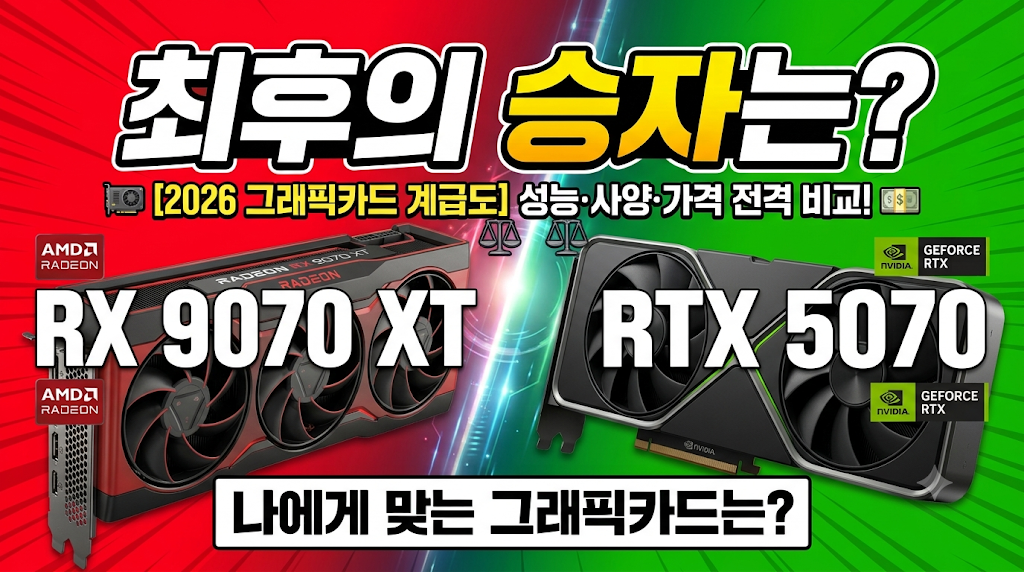 최후의 승자는? RX 9070XT VS RTX 5070