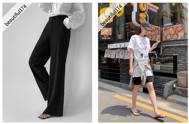 키 큰 여성 쇼핑몰