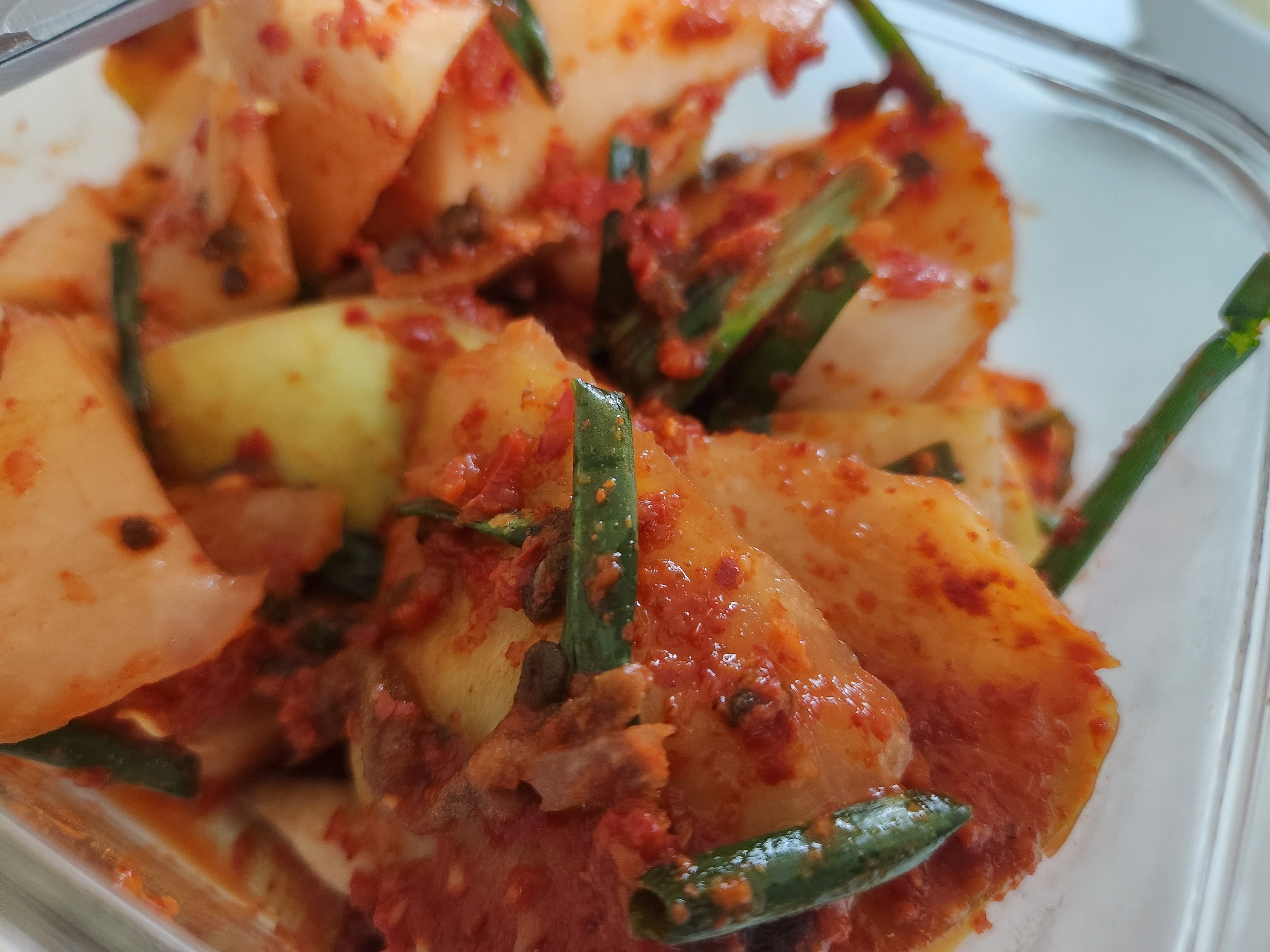 석박지 깍두기 담그는법