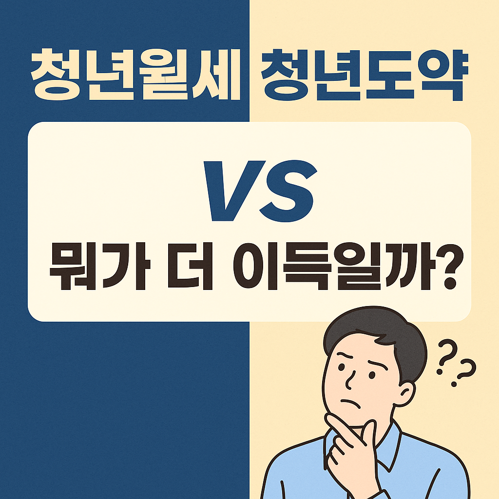 청년월세지원 vs 청년도약계좌 – 뭐가 더 이득일까?