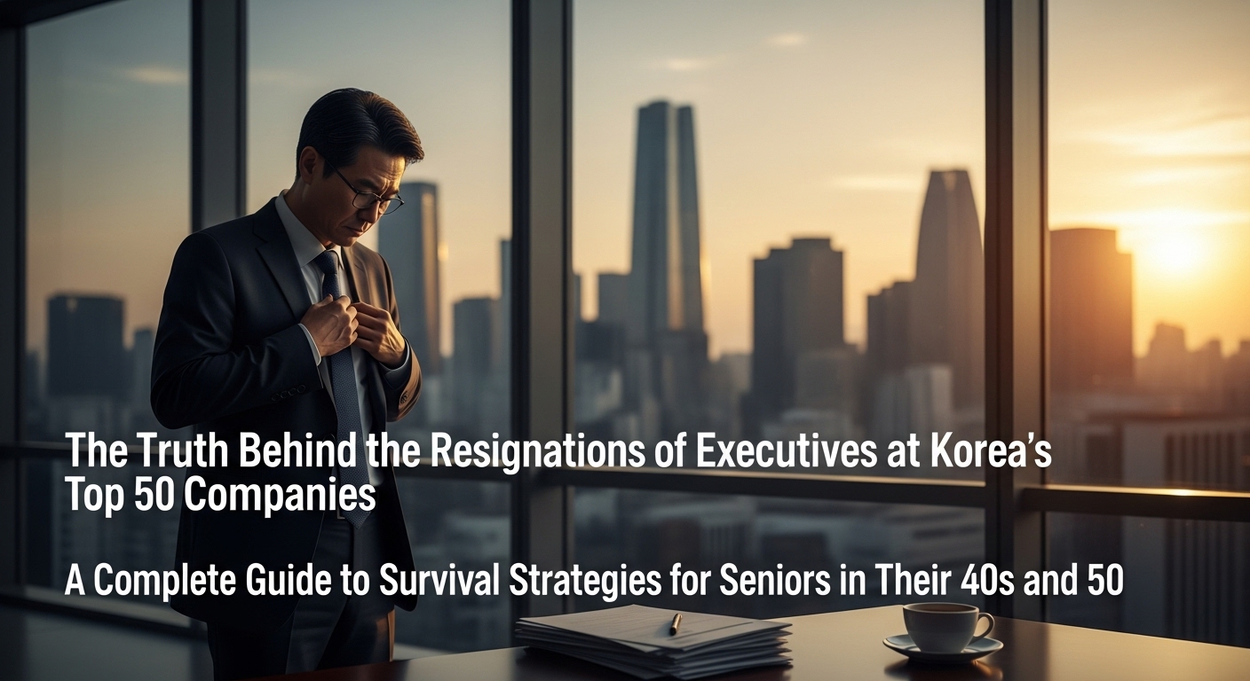 50대 대기업 부장 줄퇴사의 충격 ❘ 당신도 예외가 아닙니다