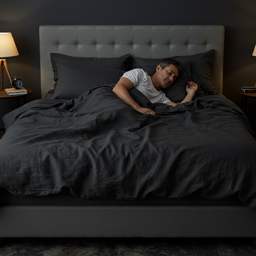 숙면중인 아저씨