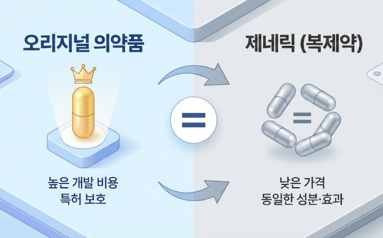 오리지널과 제네릭의 차이점