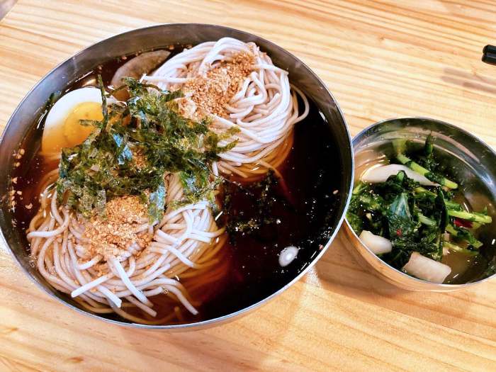 백반기행 안재모 편 물 막국수 비빔막국수 들기름막국수 온면 소고기 편채 고양 원당 맛집 소개