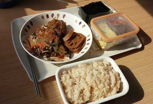 간단한 식사 사진