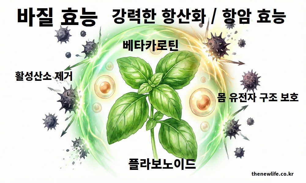 바질 효능 강력한 항산화 항암
