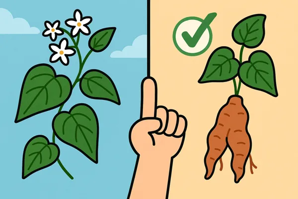 박주가리 하수오 구별법과 판별 기준4