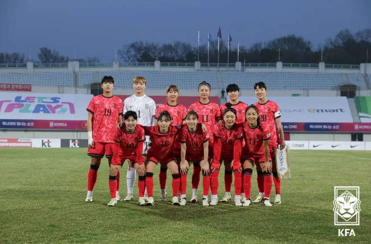 여자 축구 대표팀 결과